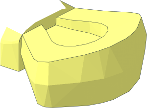 ~Figure Friends Hair Decoration, Bow - Body Half