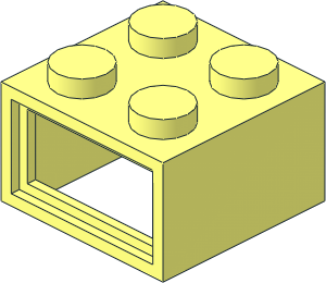 ~Electric Lightbrick  2 x  2 Type 1  4.5V Case
