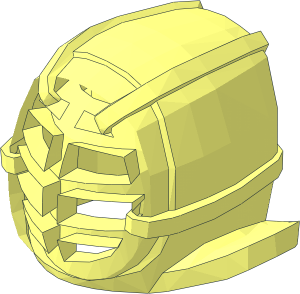 ~Minifig Kendo Mask - without Patternable Surface