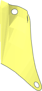 ~Sail 12 x 10 Trapezoidal Surface Half (Formed Shape 1)