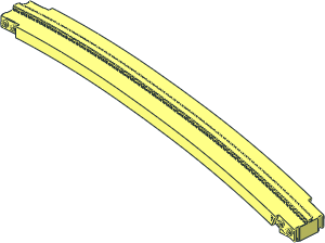 Monorail Track Ramp Upper Section