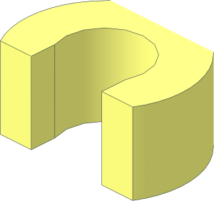 Vertical Thick Clip for Flags