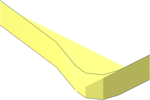 Technic Peg Hole Negative 0.25 without Extension