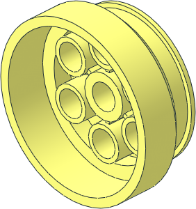 Wheel Rim 12.7 x 30 Stepped