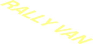 ~Pattern "RALLY VAN" Text Foreground