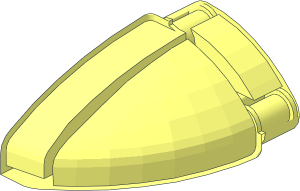 ~Technic Panel  5 x  3 x  2 Corner Left without Top Surface