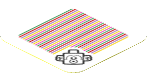 Sticker 1.8 x 1.8 with Bar Code and Eep Cheep