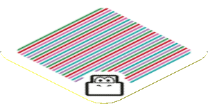 Sticker 1.8 x 1.8 with Bar Code and Koopa Troopa