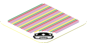 Sticker 1.8 x 1.8 with Bar Code and Spiny