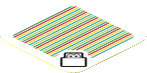 Sticker 1.8 x 1.8 with Bar Code and Koopa Troopa