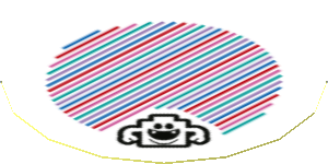 Sticker 1.8 x 1.8 with Bar Code and Gold Ghost