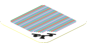 Sticker 1.8 x 1.8 with Bar Code and Seesaw