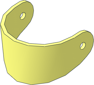 Technic Action Figure Helmet Visor (Needs Work)