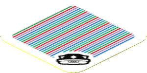 Sticker 1.8 x 1.8 with Bar Code and Spiny