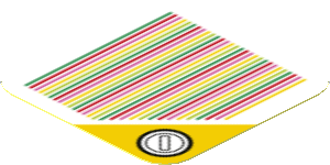 Sticker 1.8 x 1.8 with Bar Code and Coin Block