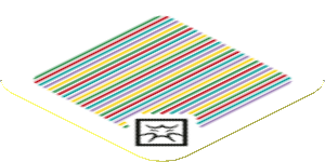 Sticker 1.8 x 1.8 with Bar Code and Boo (Shy)