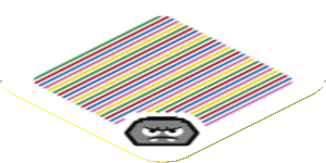 Sticker 1.8 x 1.8 with Bar Code and Goombrat