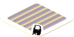 Sticker 1.8 x 1.8 with Bar Code and Crowber