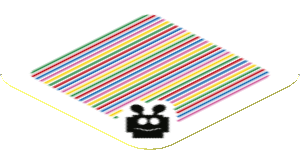 Sticker 1.8 x 1.8 with Bar Code and Ant Trooper