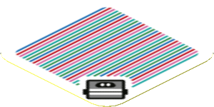 Sticker 1.8 x 1.8 with Bar Code and Coin Coffer