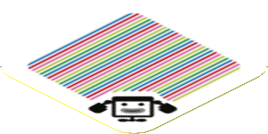 Sticker 1.8 x 1.8 with Bar Code and Bowser Jr.'s Clown Car