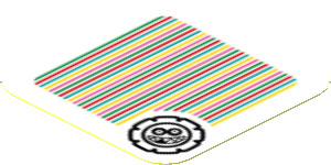 Sticker 1.8 x 1.8 with Bar Code and Grrrol