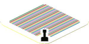 Sticker 1.8 x 1.8 with Bar Code and Kamek’s Broom