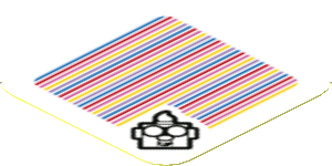 Sticker 1.8 x 1.8 with Bar Code and Professor E. Gadd