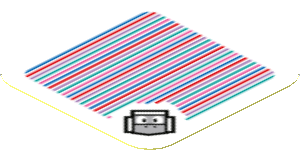 Sticker 1.8 x 1.8 with Bar Code and Boomerang Bro