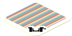 Sticker 1.8 x 1.8 with Bar Code and Swing