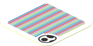 Sticker 1.8 x 1.8 with Bar Code and Yoshi Egg