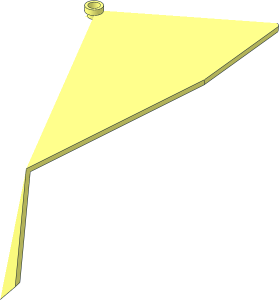 ~Boat Hull Floating 51 x 12 Deck Stern Half