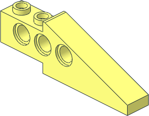 Technic Brick  1 x  6 x  1.667 Wing Back