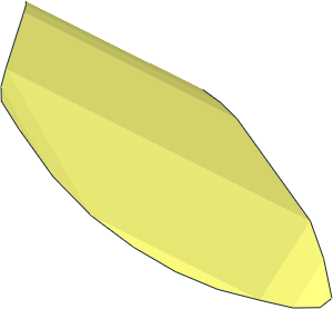 ~Minifig Cape with Stepped Shoulders and Single Top Hole (Formed) Surface