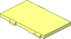 ~Electric Brick 2 x 3 Sensor Touch 4.5V Bottom ~Electric Brick 2 x 3 Sensor Touch 4.5V Bottom