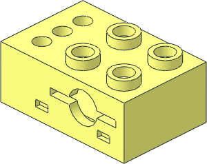 Electric Brick 2 x 3 Sensor Touch 4.5V Body Assembly Electric Brick 2 x 3 Sensor Touch 4.5V Body Assembly
