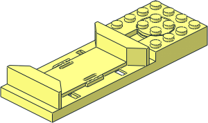 Monorail Track Switch Base at Stop