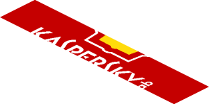 ~Sticker  1.8 x  1.9 with Logos on Red Background -  Third Face