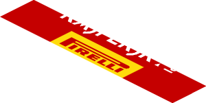 ~Sticker  1.8 x  1.9 with Logos on Red Background -  Fourth Face