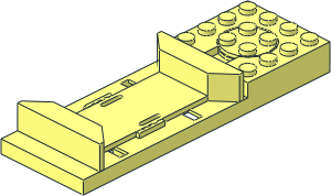 Monorail Track Switch Base at Right
