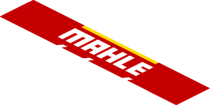 ~Sticker  1.8 x  1.9 with Logos on Red Background - Fifth Face