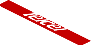 ~Sticker  1.8 x  1.9 with Logos on Red Background - Sixth Face