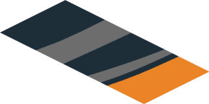 ~Sticker  0.8 x  1.9 with Black Air Vent on Grey Stripe on Black and Orange Background Right -  Third Face