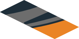 ~Sticker  0.8 x  1.9 with Black Air Vent on Grey Stripe on Black and Orange Background Right -  Fourth Face