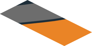 ~Sticker  0.8 x  1.9 with Black Air Vent on Grey Stripe on Black and Orange Background Right - Fifth Face