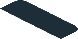 ~Sticker  0.8 x  1.9 with Red Stripes on Black Background Right - First Face