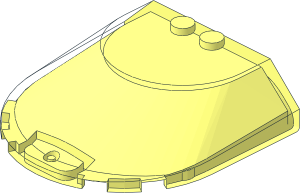~Windscreen  6 x  6 x  1.333 Sloped - Inside