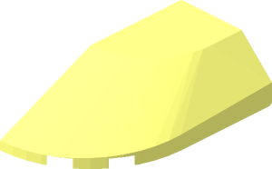 ~Windscreen  6 x  6 x  1.333 Sloped - Outside Half