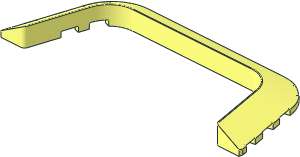 Vehicle Mudguard 4 x 8 x 0.667 (needs Work)