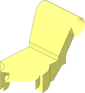 ~Train Track Roller Coaster  4 x  4 End Piece - Half